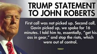 This is gold. President Trump proves Gavin Newsome (Cal Gov) Lied about Phone Call. Shows the Evidence