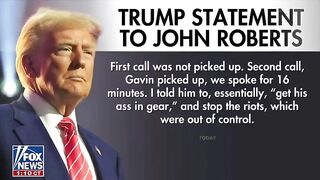 This is gold. President Trump proves Gavin Newsome (Cal Gov) Lied about Phone Call. Shows the Evidence