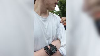 Raw footage. Reporter kicked hard in the back at the anti-ICE rally in Denver