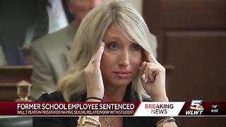 Married High School Counselor's jaw Drops as she's Sentenced for Sex with Student