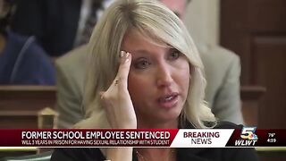 Married High School Counselor's jaw Drops as she's Sentenced for Sex with Student
