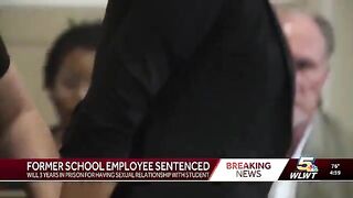 Married High School Counselor's jaw Drops as she's Sentenced for Sex with Student
