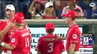 Republicans just Beat the Democrats, 13-2 for their Fifth Consecutive Congressional Baseball Game Win