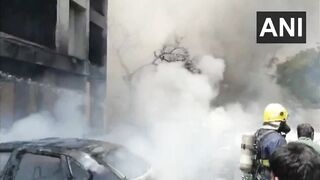 Where the Plane Crashed looks like a Warzone in India