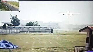 UPDATE: New footage captures the crash of Air India Flight 171 this morning. (204 Dead as of now)