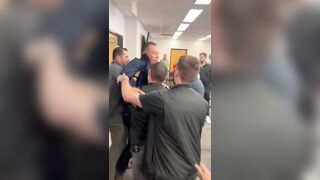 BREAKING Democrat Senator Alex Padilla was just thrown on the ground and handcuffed
