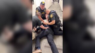 BREAKING Democrat Senator Alex Padilla was just thrown on the ground and handcuffed