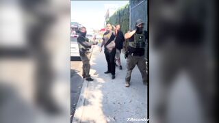 trump gestapo grabs US citizen?
