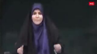 Iranian government TV receives Israeli airstrike live