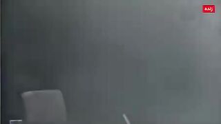 Iranian government TV receives Israeli airstrike live
