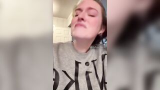 Liberal woman BREAKS DOWN in tears after someone farted next to her in a store..