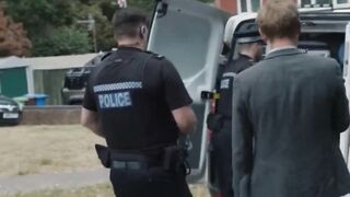 Man stands up against the British Police for Arresting Him for LGBT flags in shape of a swastika on Facebook