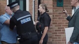 Man stands up against the British Police for Arresting Him for LGBT flags in shape of a swastika on Facebook
