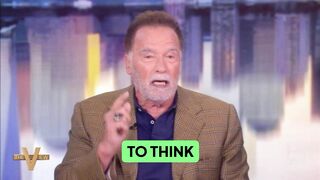 Arnold Schwarzenegger goes OFF script on The View—tells Illegals to stop committing crimes and “respect America.”