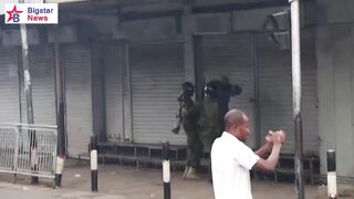 Police in Kenya deal with Man who was Helping Protestors