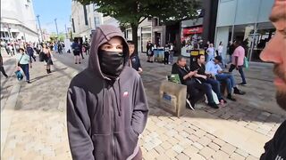 Masked Antifa Soy Boy Steps to Alpha Male.... FAFO Ensues!!