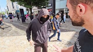 Masked Antifa Soy Boy Steps to Alpha Male.... FAFO Ensues!!