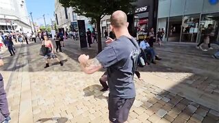 Masked Antifa Soy Boy Steps to Alpha Male.... FAFO Ensues!!
