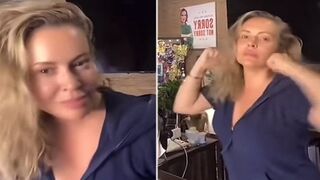 Now Alyssa Milano has Gone off the Rails.... Dancing Like a Whack Job on Live.