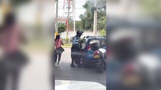 Citizen Beats the Crap out of Officer, Officer does not fight back?