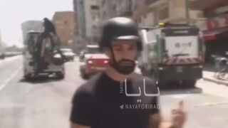 Israeli worker injured live on CNN on Que as Journalist Reports on the Damage