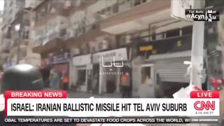 Israeli worker injured live on CNN on Que as Journalist Reports on the Damage