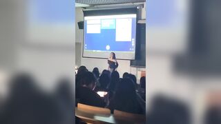 What College Course is this? Teacher turns Class into a Nightclub