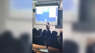 What College Course is this? Teacher turns Class into a Nightclub