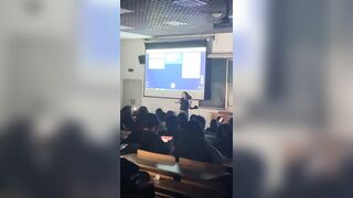 What College Course is this? Teacher turns Class into a Nightclub