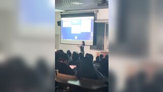 What College Course is this? Teacher turns Class into a Nightclub