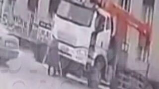 Grandmother on Crutches is Run Over by Truck. Who's at Fault?