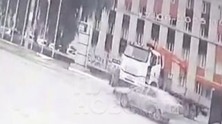 Grandmother on Crutches is Run Over by Truck. Who's at Fault?