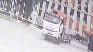 Grandmother on Crutches is Run Over by Truck. Who's at Fault?