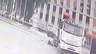 Grandmother on Crutches is Run Over by Truck. Who's at Fault?