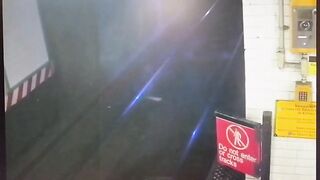 NYC: Woman taking a Pee on the Subway is Hit by Train