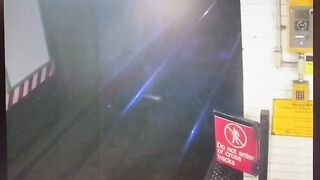 NYC: Woman taking a Pee on the Subway is Hit by Train
