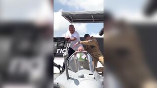 The French Prime Minister Is Stuck In A Fighter Jet