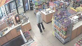 Tough Guy thug Stabs Guy for Looking at Him Wrong..Instant Justice (Blue Shirt)