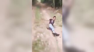 Thief gets a summer skitch ride