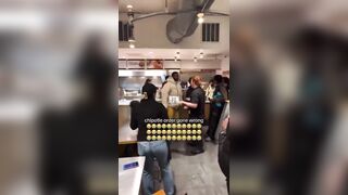 Black Loses his Mind at Chipotle over Wrong Order...Then Claims he Owns the Place Because of Taxes. Lol