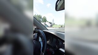 Big Rig Driver crosses Yellow Line into a Cement Truck
