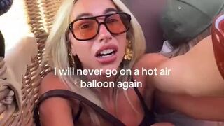 Video filmed before the hot air balloon crash