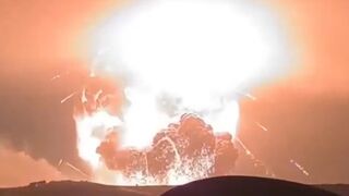 BREAKING: MASSIVE explosion at Fordow. Bunker Busters do the trick.