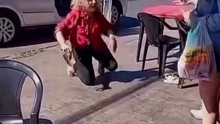Woman who can't Stop talkin Sh*t gets her Butt Kicked