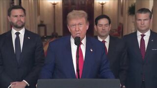 PRESIDENT TRUMP: I can report to the world that the strikes were a spectacular success.. Iran must now make peace."