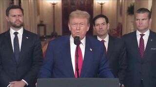 PRESIDENT TRUMP: I can report to the world that the strikes were a spectacular success.. Iran must now make peace."