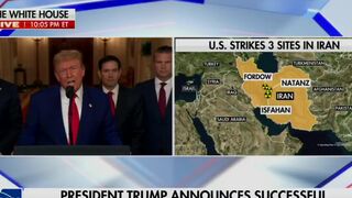 Trump's bottom lip quivers while he Thanks God. I've never heard his voice crack like this. Wartime Leader