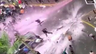 Rioters? What rioters?