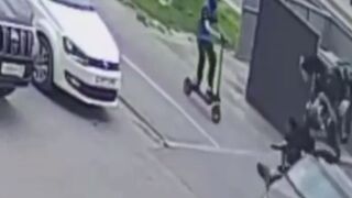 Scooter riders need to be RE-Trained. Come on guys