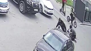 Scooter riders need to be RE-Trained. Come on guys